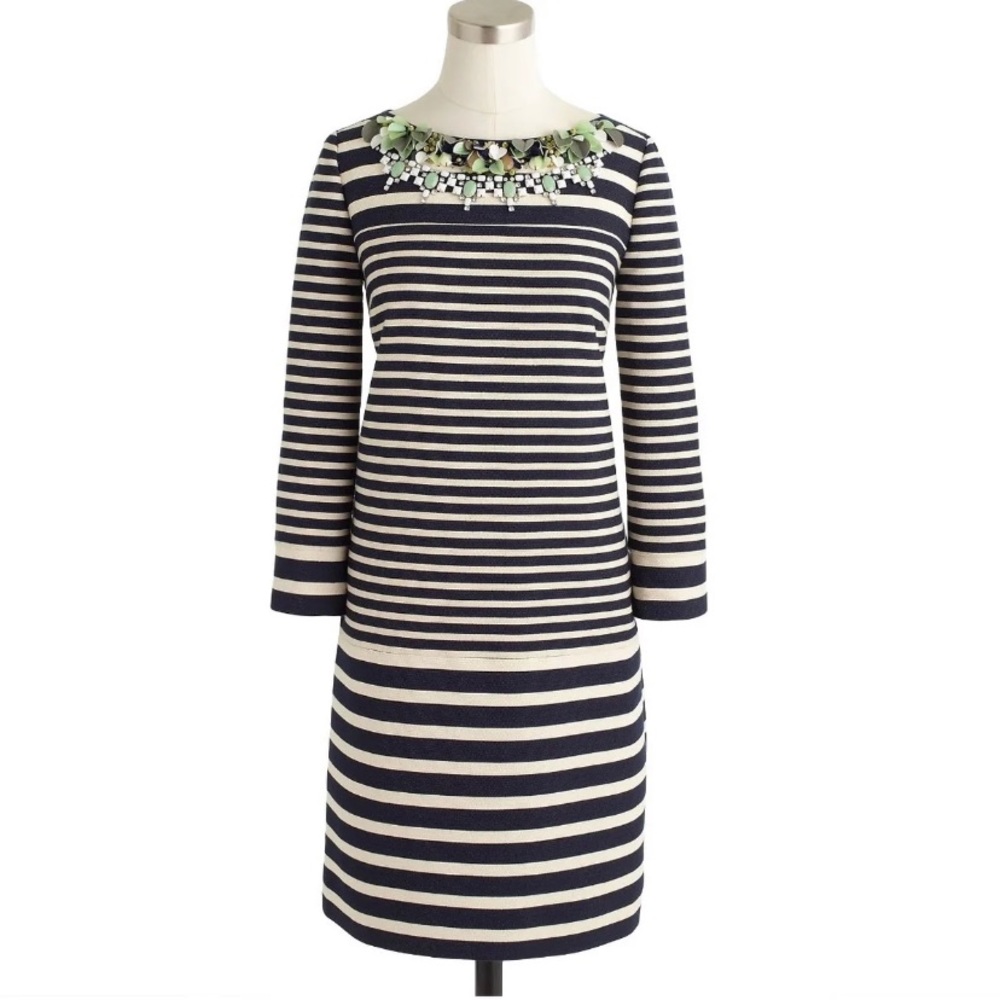 J Crew  Collection Jeweled Dress